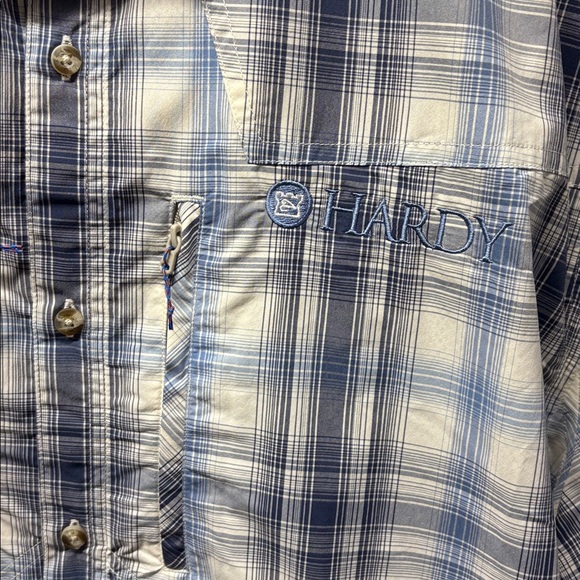 Patagonia Light Blue Plaid Casual Shirt - Picture 3 of 7